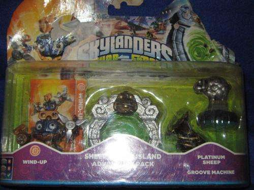 SKYLANDERS - Swap Force - 3 Pack Sheep Wreck Island Adv Pa Wind up - Platinum Sheep - Groove Machine