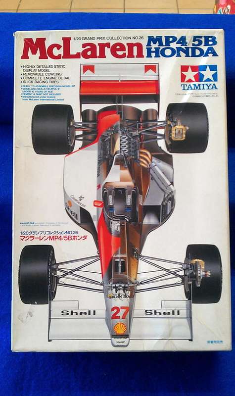 Tamiya - McLaren Honda - MP4/5B - Grand Prix Collection No 26 -  Scale 1/20