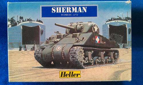 Heller - Sherman - 55 Pieces - Scale 1/72