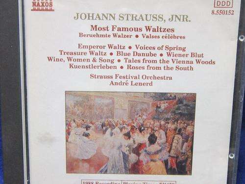 CD - Johann Strauss Jnr Most Famous Waltzes