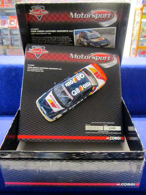 Corgi - Ford Sierra sapphire cosworth 4x4, 1991 Lombard Rac rally, Ford Team publicity car - 1:43