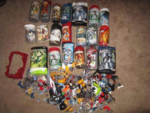 Huge Job Lot Lego Bionicle spares and other types