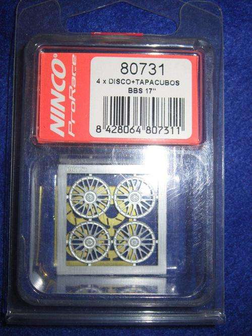 Ninco - 80731 - 4 x Disc + Hubcaps BBS 17" -  1:32 Scale