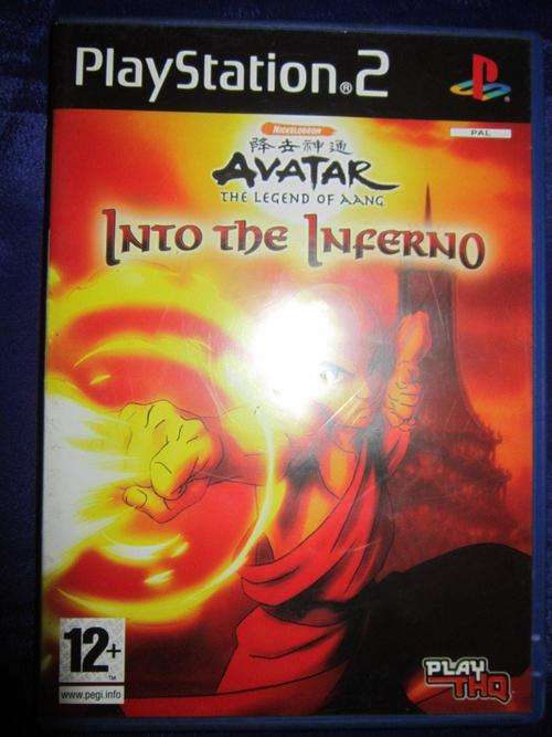 Avatar The Legend of Aang - Into the Inferno- Playstation 2 PS2