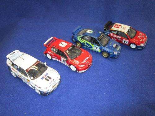Rally Collection - Set of 4 - Subaru - Ford - Renault - Citroen 1:43 Scale
