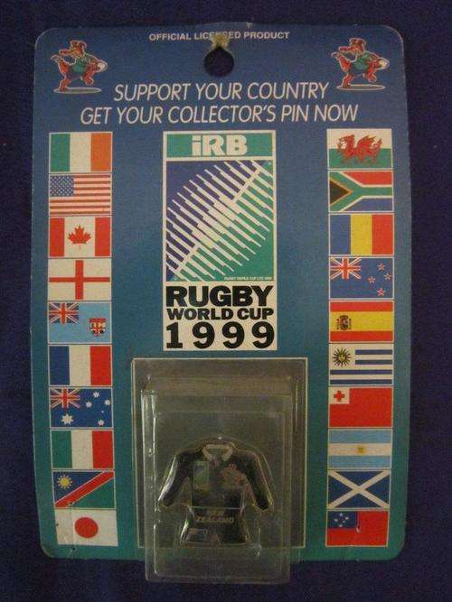 Rugby World Cup 1999 Lapel Pin - New Zeeland - Official Product