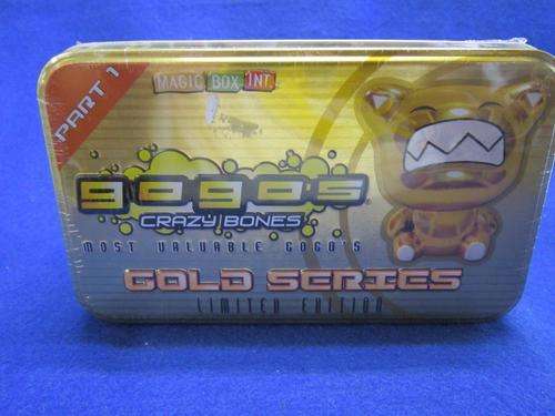 GOGO's Crazy Bones - Gold series Limited edition Part 1 Sealed tin