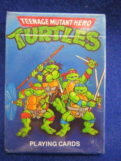 Teenage Mutant Hero Turtles Playing Cards 1990 Mirage studios - Very Collectable TMNT