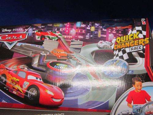 Disney Pixar Cars Lightning McQueen - Quick Change Race set - Mattel