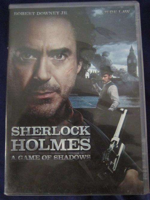DVD - Sherlock Holmes - A game of Shadows - Downey JR. jude Law
