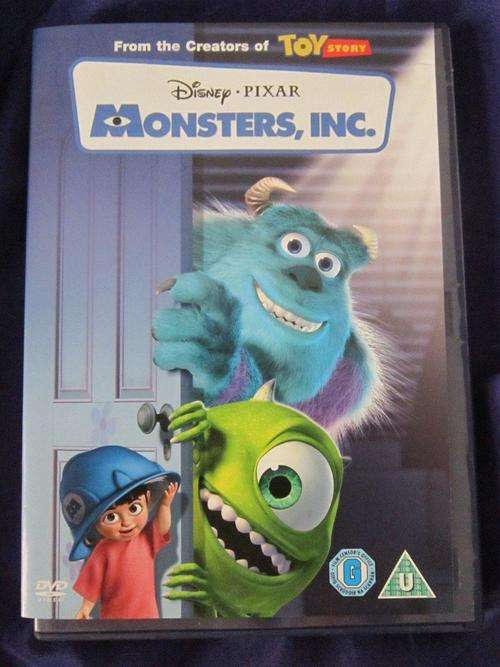 DVD - Monsters Inc - Disney - Pixar
