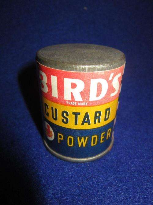Birds Custard Powder Tin Sealed - Made in The Union Of South Africa - Very old
