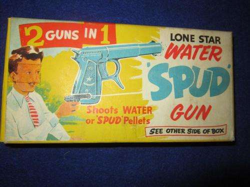Vintage Lone Star Water "Spud" Gun - Circa 1950's 1960's Boxed Made in England