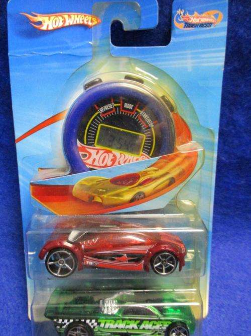 Hotwheels - Track Aces 2 Cars with a stopwatch set 3