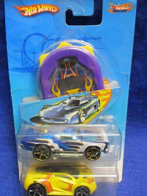 Hotwheels - Track Aces 2 Cars with a stopwatch set 5