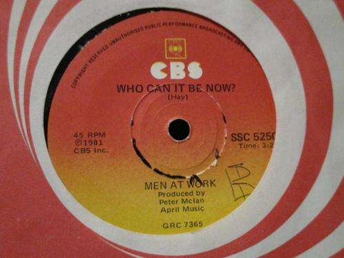 Seven Single - Men at Work - Who Can it be now? / Anyone for Tennis