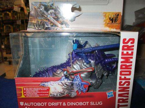 Transformers  Figurine Dino Jouster  Autobot Drift & Dinobot Slug Hasbro