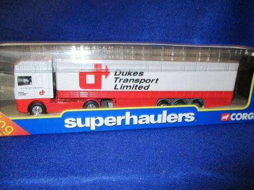 Corgi Super Haulers - Daf 95' Cab & Curtainside - Dukes Transport