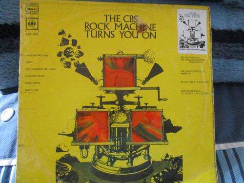 L.P. - The CBS Rock Machine Turns you on *** See Description & Pics ***