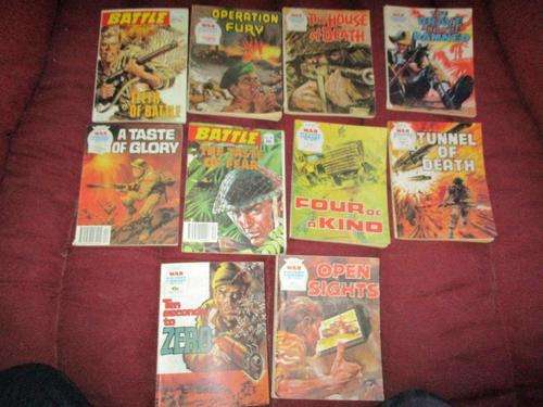 War & Battle Picture Library - 10 Vintage Issues