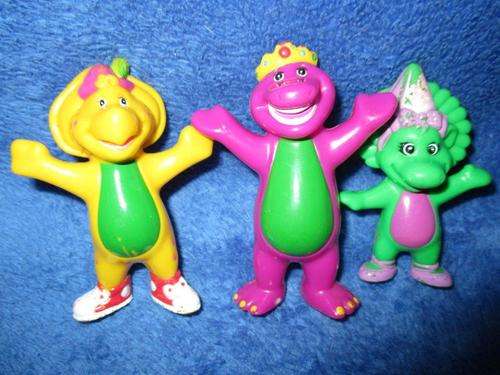 Barney & Friends - Hard Plastic +- 8cm -7cm