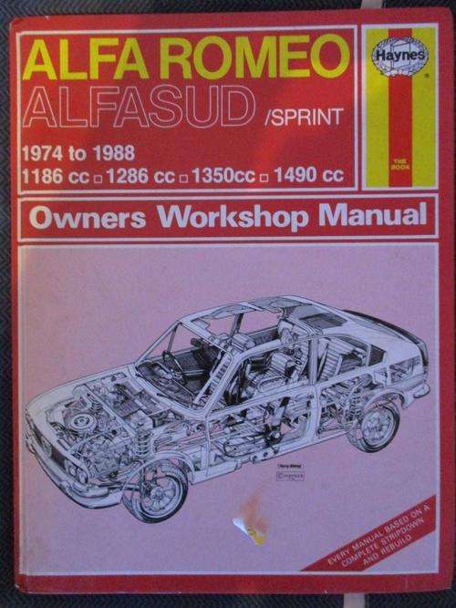 Haynes - Alfa Romeo Alfasud  Owners Workshop Manual