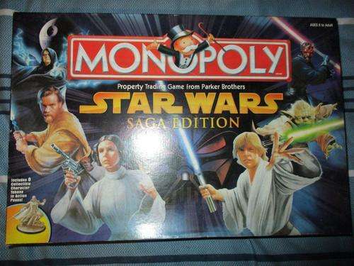 Monopoly Bilingual - Star Wars Saga Edition No 3001 - Parker Brothers - see description
