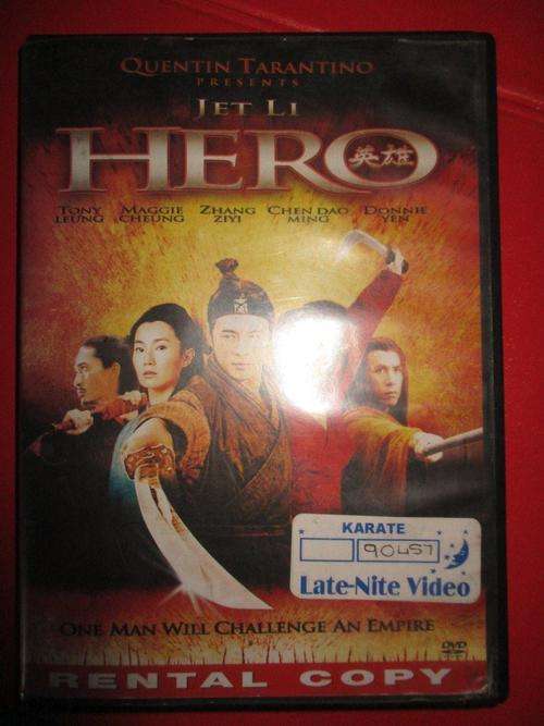 DVD - Quintin Tarantino Presents - Jet Li - Hero