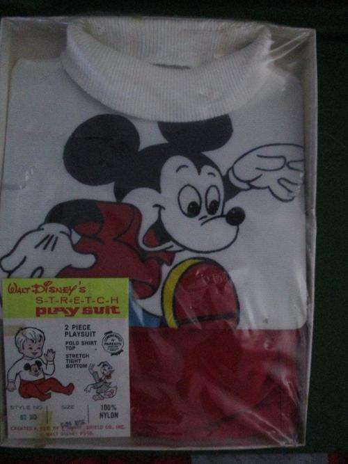 Vintage Walt Disney's S-T-R-E-T-C-H Play Suit - NOS