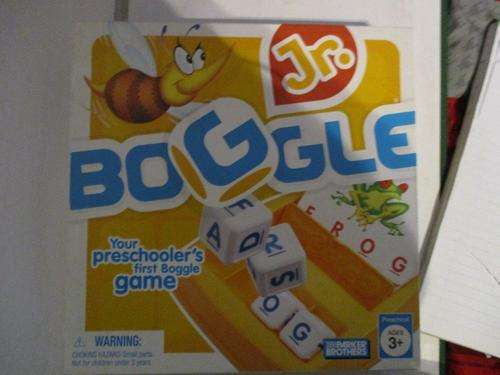 Boggle Jr - Parker Brothers - Your Preschooler's First Boggle game