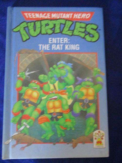 Teenage Mutant Hero Turtles (TMNT) Enter: The Rat King - Hard Cover 1990