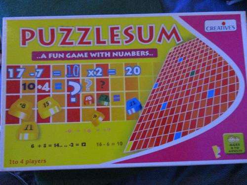 Puzzlesum .. A Fun Game With Numbers .. Creatives