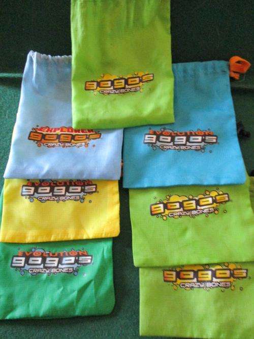 Crazy Bones Gogo's Bags x 7