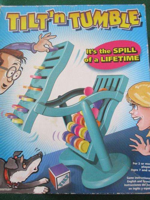Tilt 'n Tumble - It's the SPILL of a lifetime - Pressman Toy Corp 1997