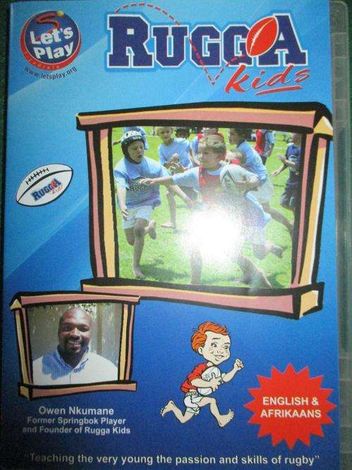 DVD - Rugga Kids - Owen Nkumane -Former Springbok English and Afrikaans