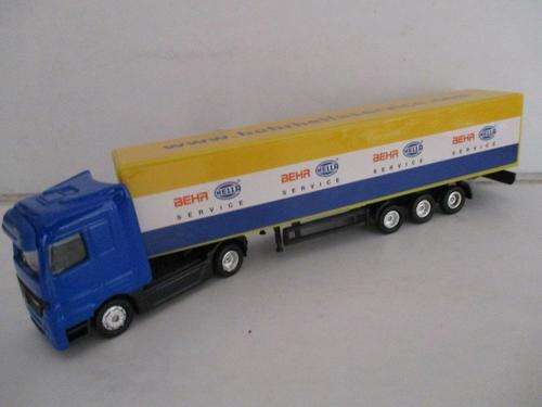 Daimler ACTR01 Behr Hella Service Truck and Trailer (HO / OO Scale)
