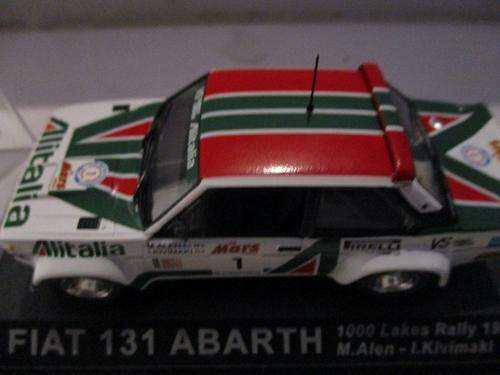 Fiat 131 Abarth 1000 lakes Rally 1979 - Rally Collection 1:43 scale