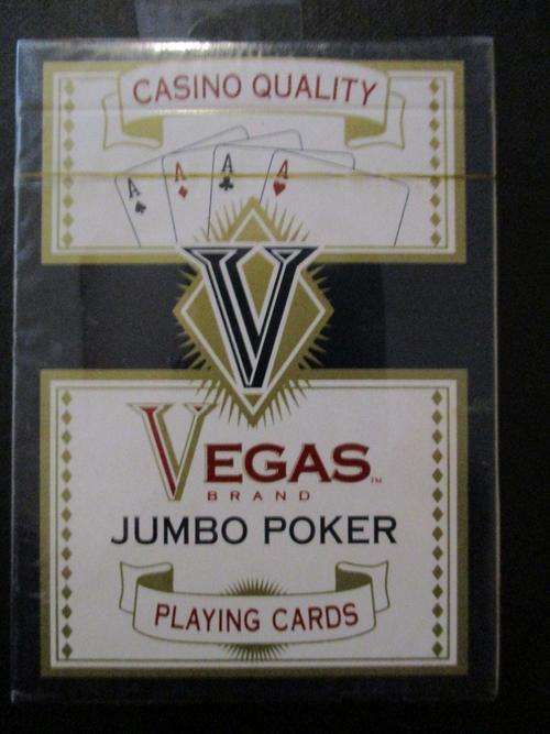 Vegas Brand Jumbo Poker Playing Cards (new Sealed)