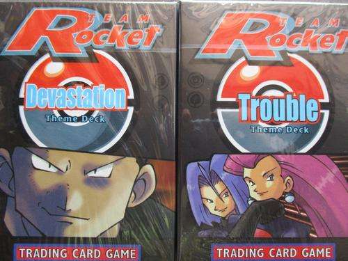 Pokemon Playing cards Team Rocket Trouble & Devastation Theme Decks