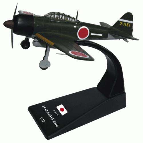Japan 1942 Mitsubishi A6M3 Zero 1:72 Scale - Amercom collection