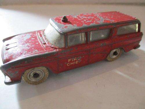 Dinky Toys Nash Rambler Fire Chief Meccano Ltd Made in England