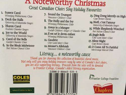 CD - A Noteworthy Christmas - Great Canadian Choirs Sing Holiday Favourites