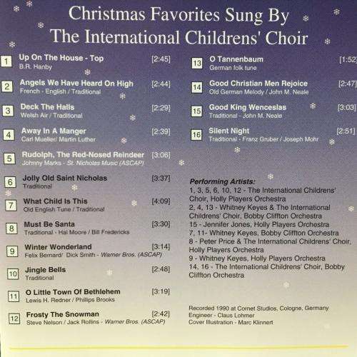 CD - Frosty The Snowman - International Childrens Choir
