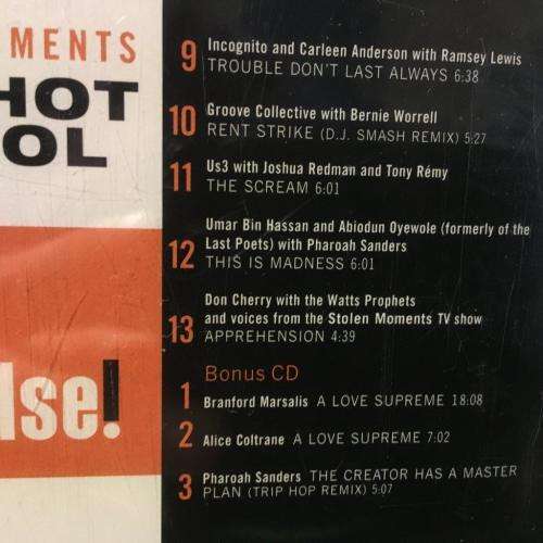 CD - Stolen Moments - Red Hot + Cool (New Sealed)