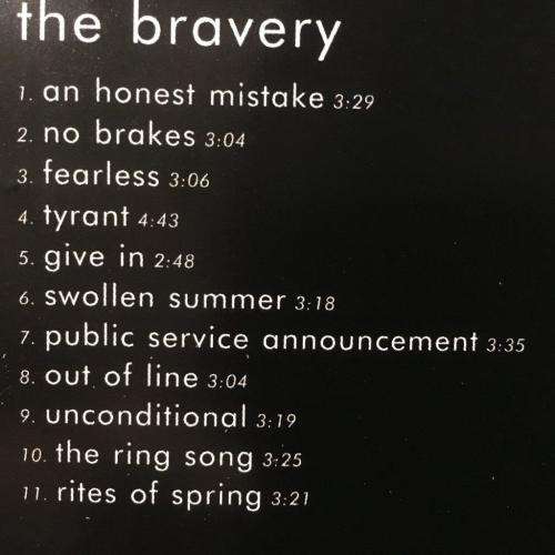 CD - The Bravery - The Bravery
