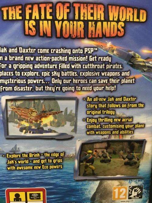 PSP - Jak and Daxter : The Lost Frontier - PSP Essentials