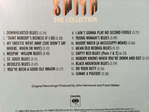 CD - Bessie Smith - The Collection