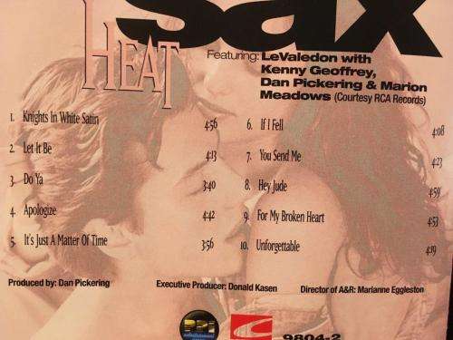 CD - Sensuous Sax - Heat