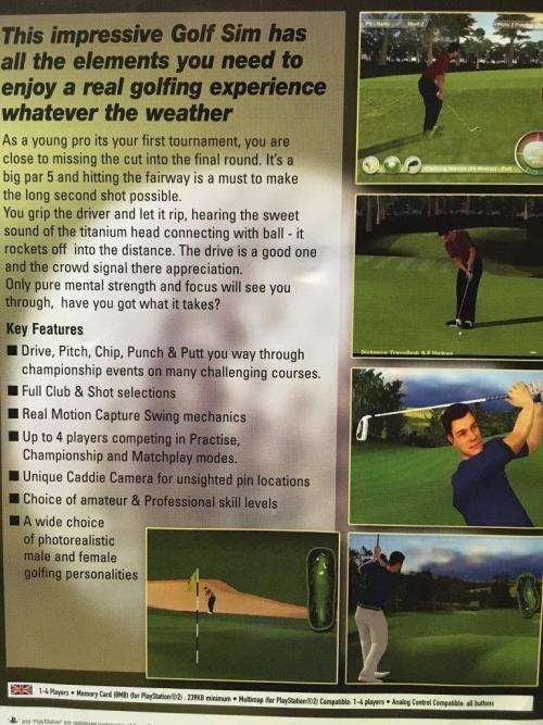 PS2 - International Golf Pro -