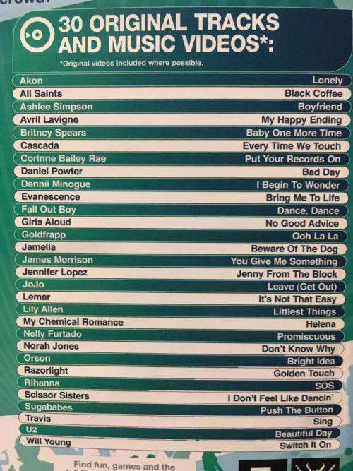 PS2 - Singstar Pop Hits